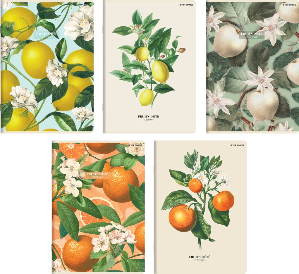 Linkovaný sešit TOP 2000 Summer Harvest Club A5 564 s 60 listy na mix motivy