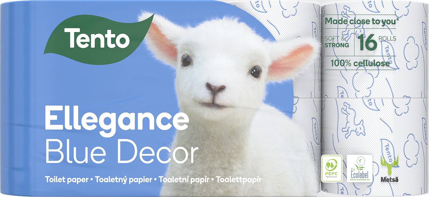 TENTO Ellegance Blue Decor (16 ks)