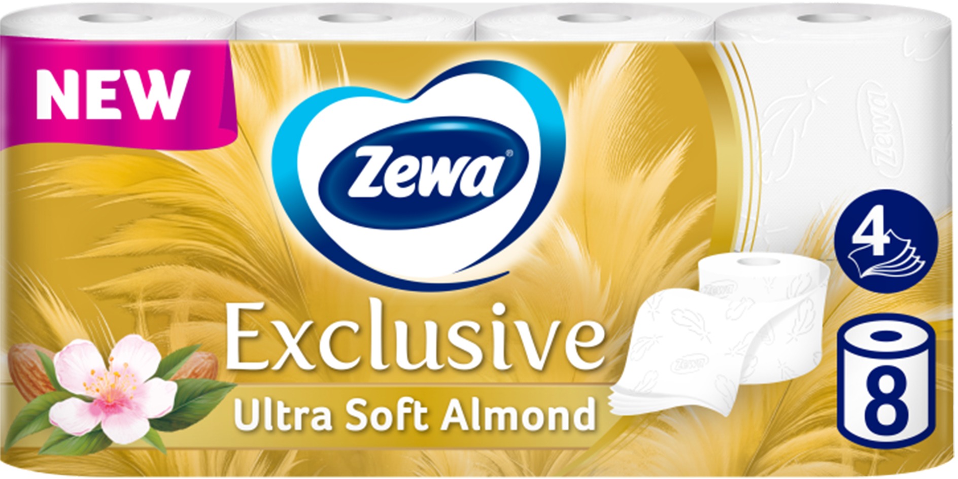 ZEWA Exclusive Almond Blossom (8 ks)