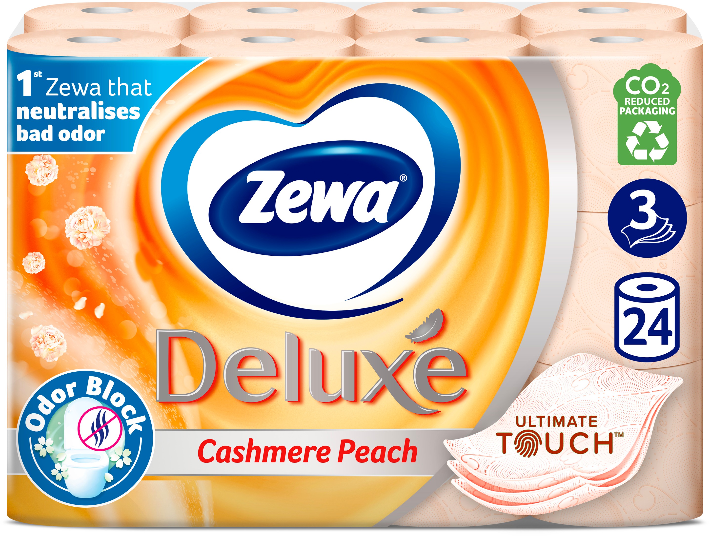 ZEWA Deluxe Cashmere Peach (24 rolí)