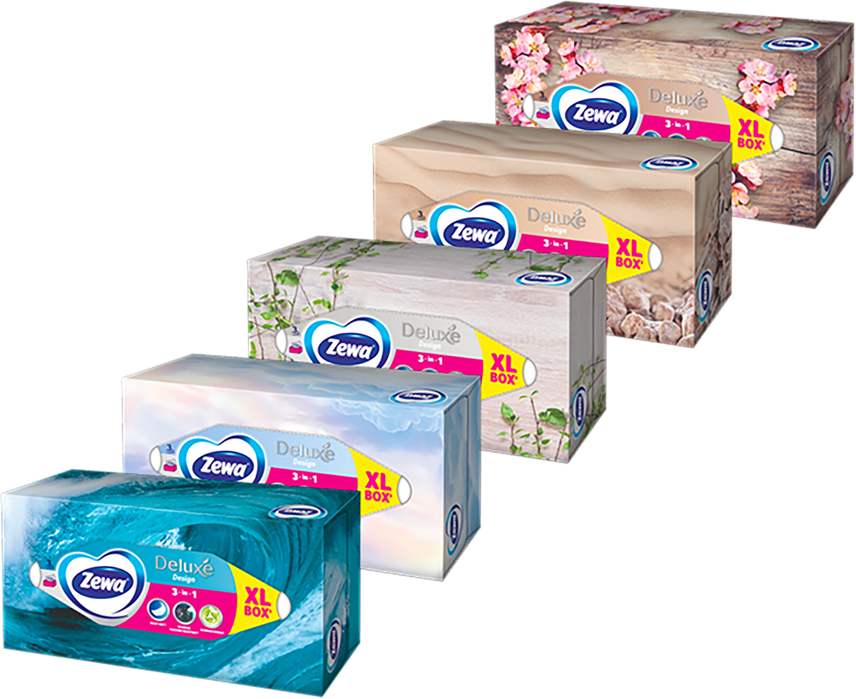 ZEWA Deluxe Design Big Pack Box (150 ks)