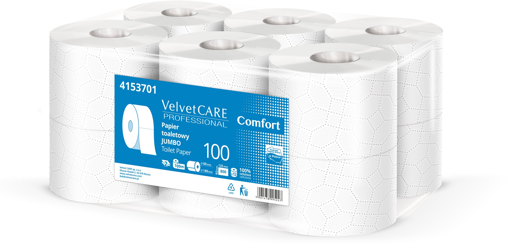 VELVETCARE Professional Comfort 100 m (12 ks)