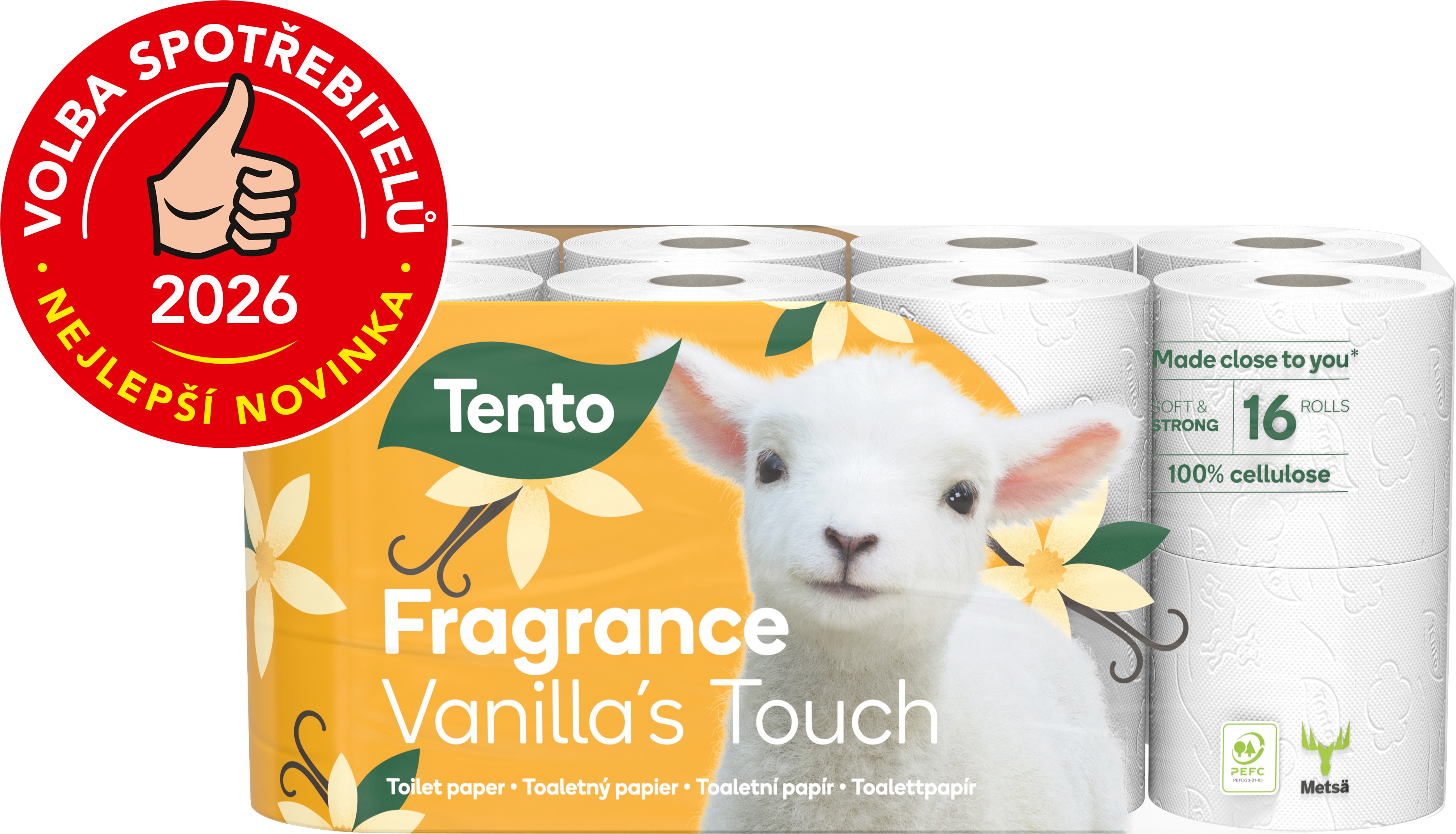 TENTO Fragrance Vanilla (16 ks)