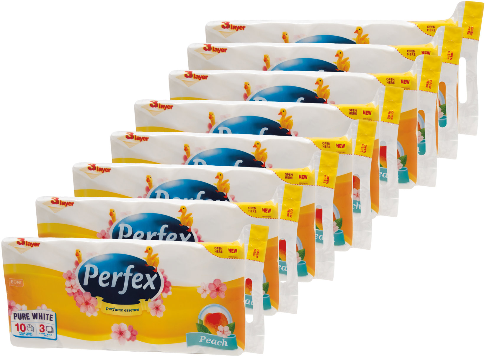 PERFEX Pure White Peach 8× (10 ks)