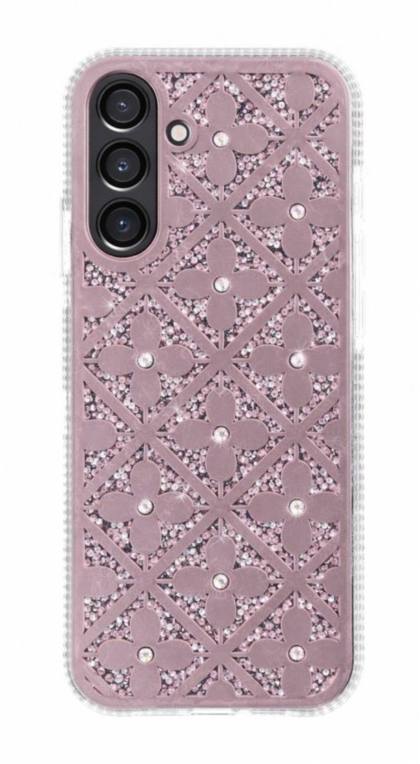 TopQ Zadní kryt Flower pro Samsung Galaxy A57 5 G růžový
