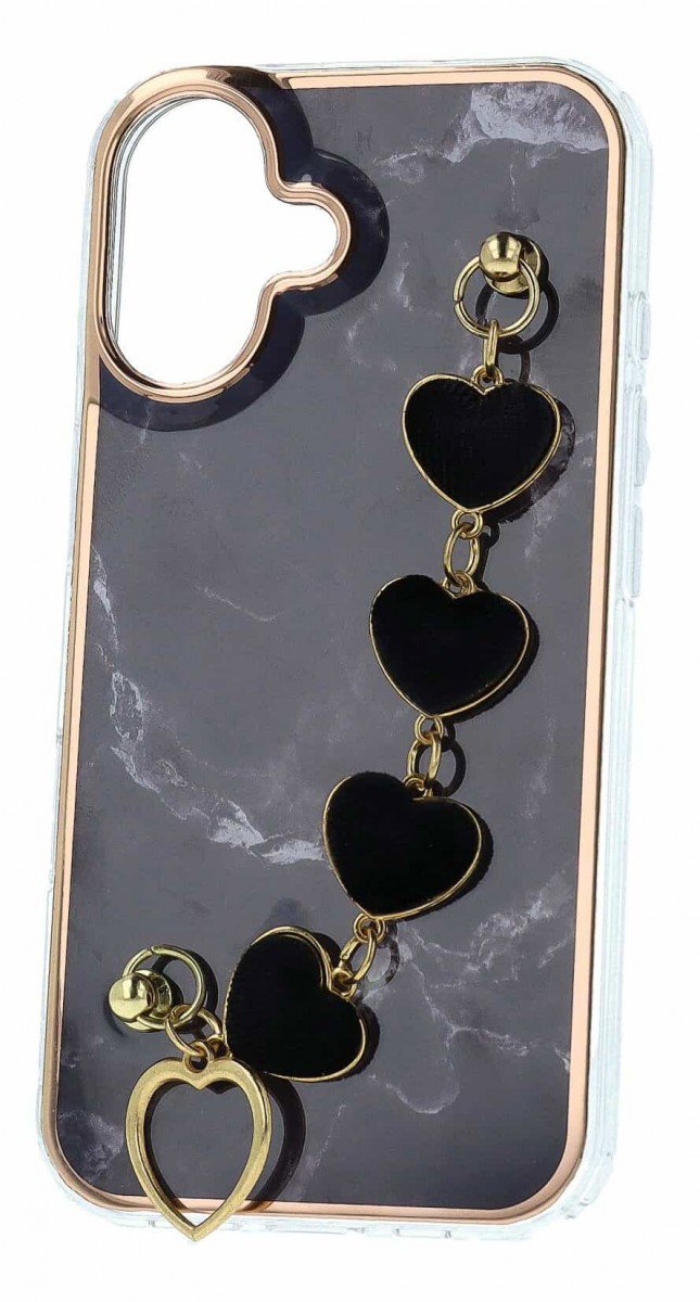 TopQ Trend Case pro iPhone 16 design 6 černý
