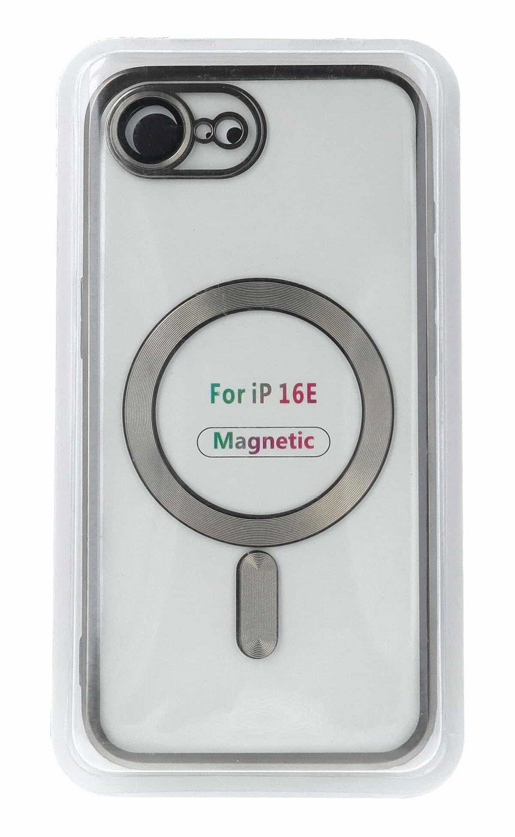 TopQ Metallic Magsafe pro iPhone 16e Titanium