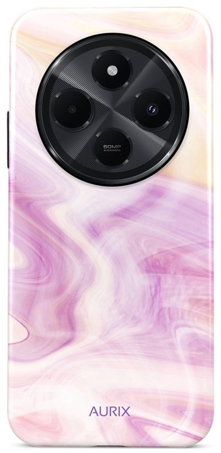 TopQ Kryt AURIX Xiaomi Redmi 14C pevný Pinky Wave 140119