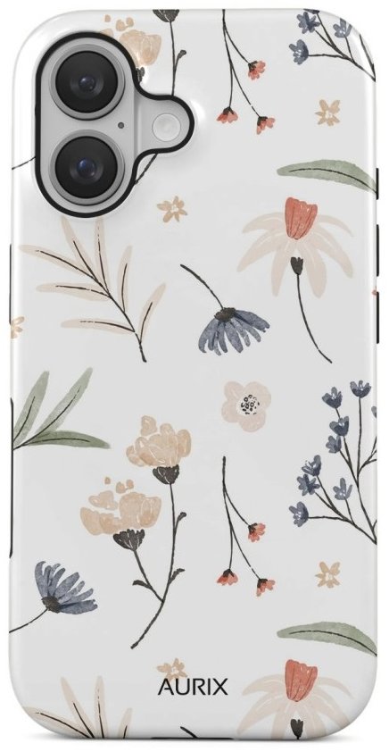 TopQ Kryt AURIX MagSafe iPhone 16 Floral Fantasy 133534