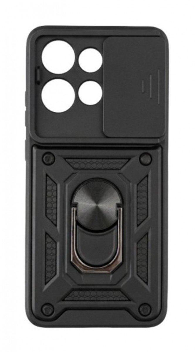 TopQ kryt Armor Lens Motorola Edge 50 Neo ultra odolný černý