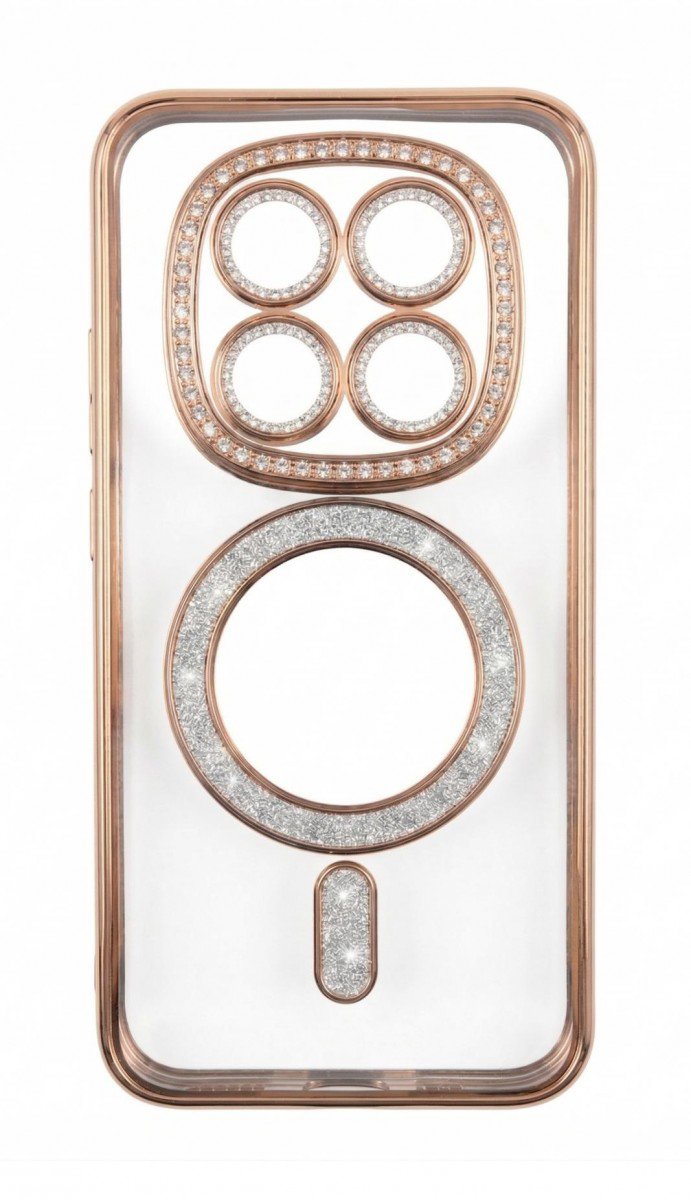 TopQ kryt Bling Magsafe pro Xiaomi Redmi Note 15 5G zlatý