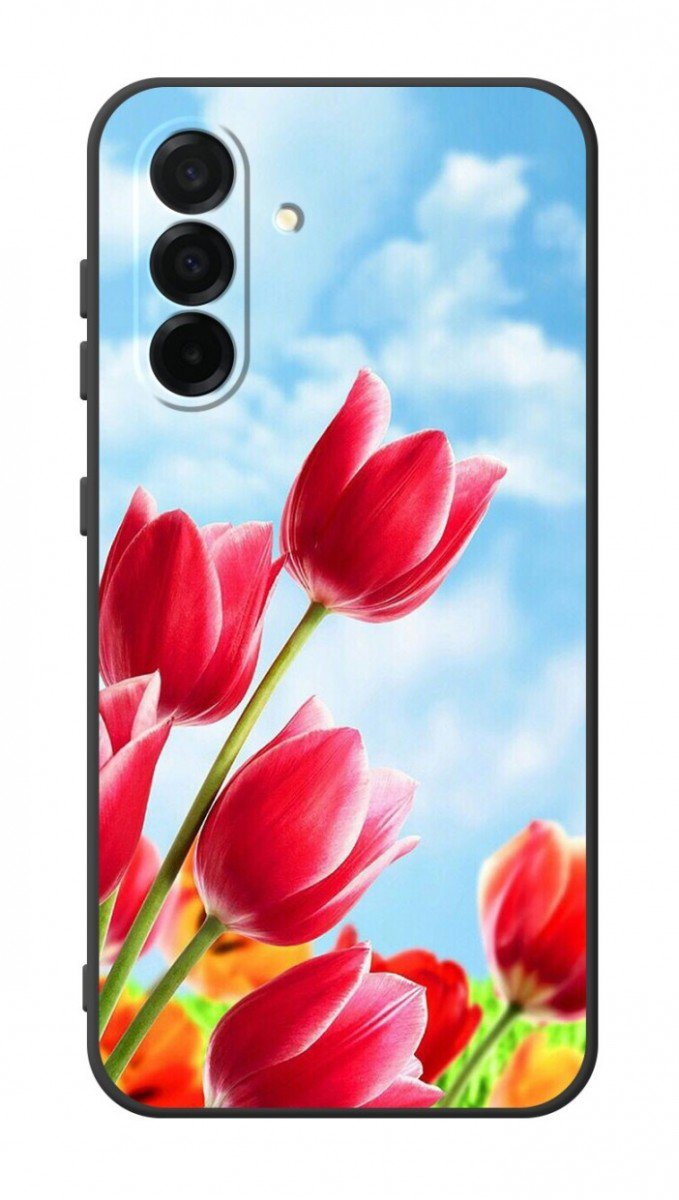 TopQ kryt Samsung A37 5G Tulips