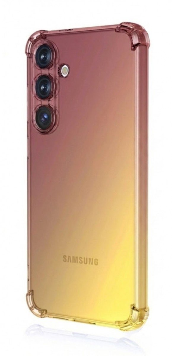 TopQ kryt Samsung A37 5G Shock duhový purpurovo-žlutý