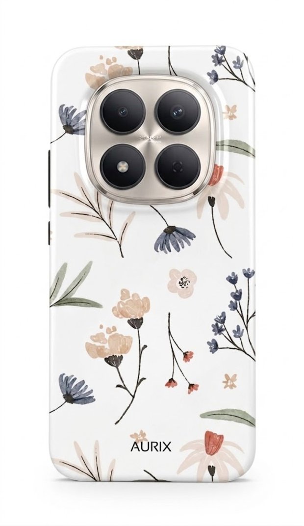 TopQ kryt AURIX Xiaomi Redmi Note 15 Pro+ 5G pevný Floral Fantasy