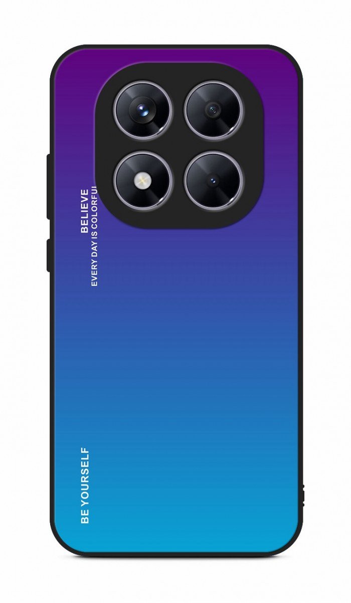 TopQ Kryt LUXURY Xiaomi Redmi Note 14 Pro+ 5G pevný duhový purpurový 137014