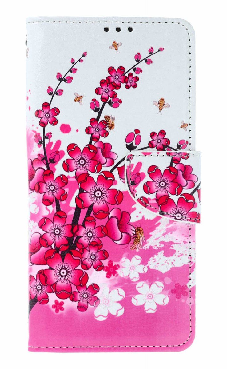 TopQ Pouzdro Xiaomi Redmi Note 14 knížkové Kytičky 137257