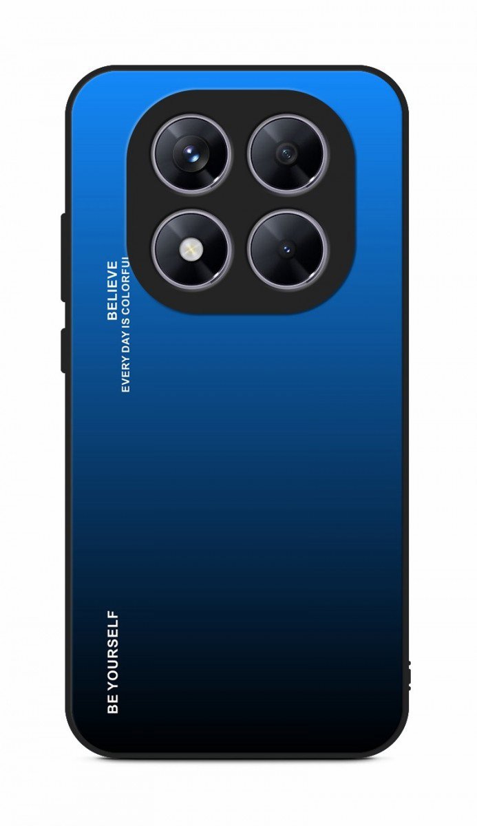 TopQ Kryt LUXURY Xiaomi Redmi Note 14 Pro 5G pevný duhový modrý 136858