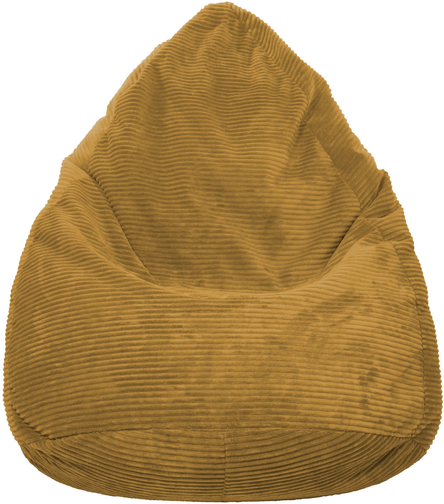 Sedací vak TopKing Lincoln v hořčicové barvě