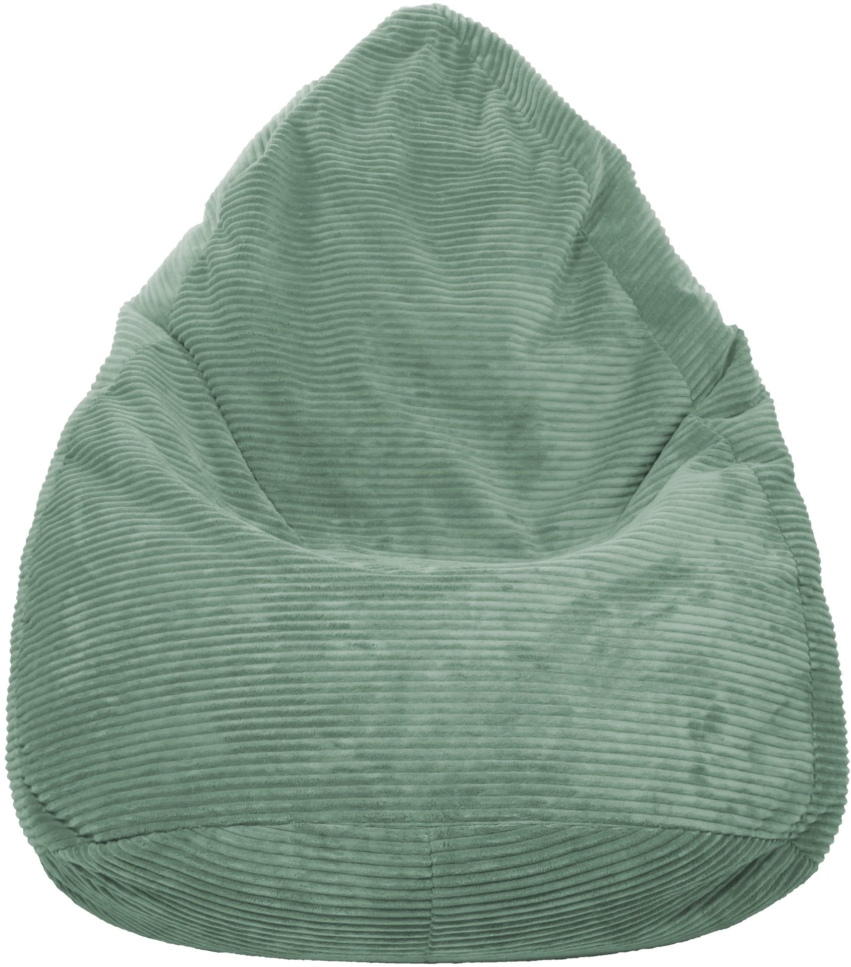 Sedací vak manšestr Lincoln v mátové barvě, průměr 125 cm