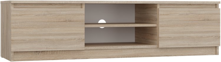 Topeshop RTV Malwa 140 cm Sonoma