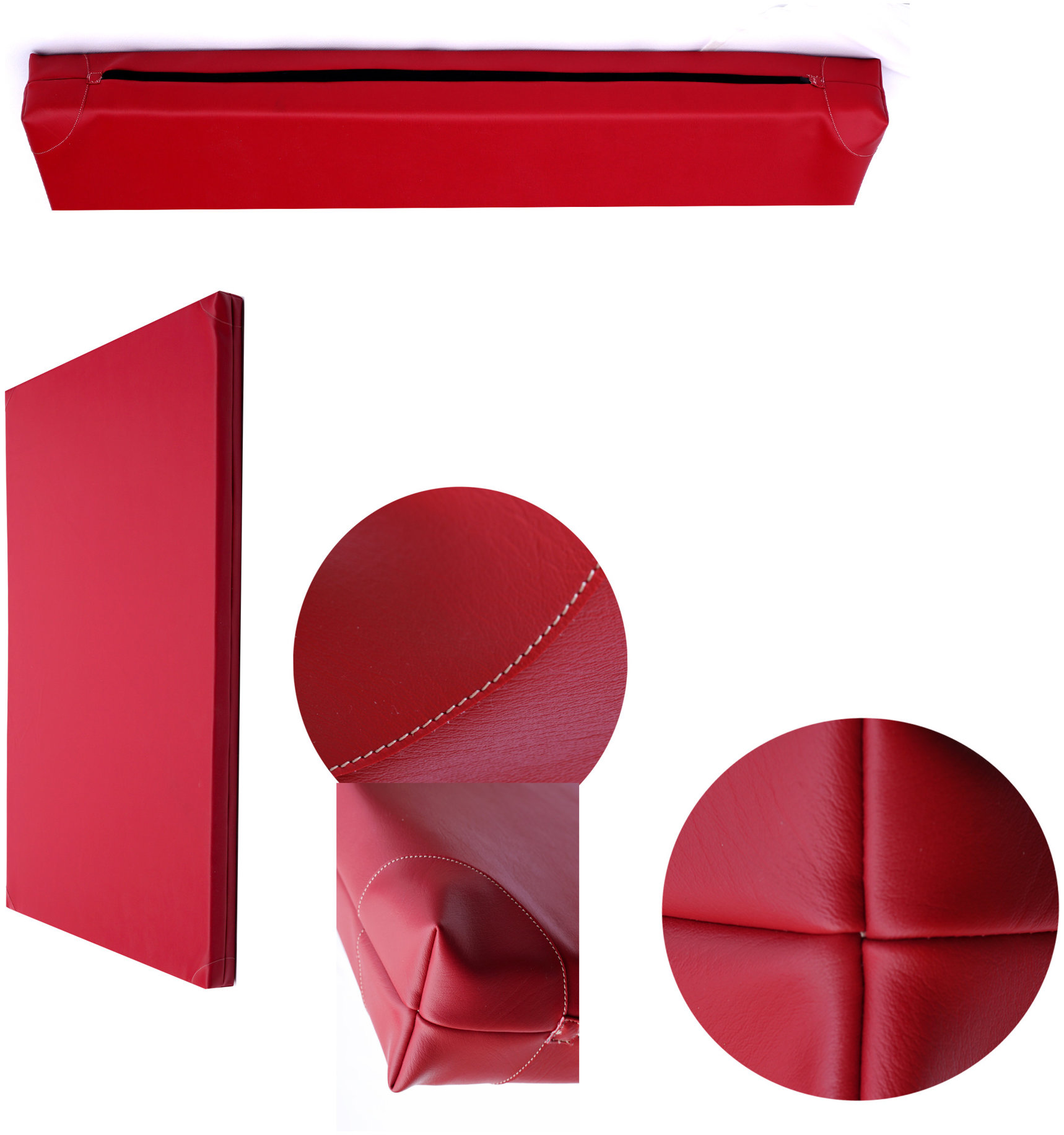 TopKing Profesionální gymnastická žíněnka pro sportovce 200 × 120 × 10 cm Bordo