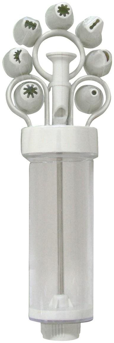TORO Zdobička dortu injekce, plast, 8 nástavců, 150 ml