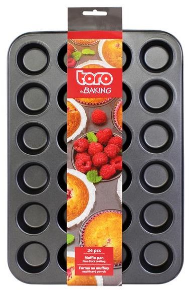 TORO Forma na muffiny, 24 ks, 38,5x26x2,2 cm