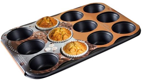 TORO Forma na muffiny, 12 ks, 35x26,5x3 cm, 0,4mm