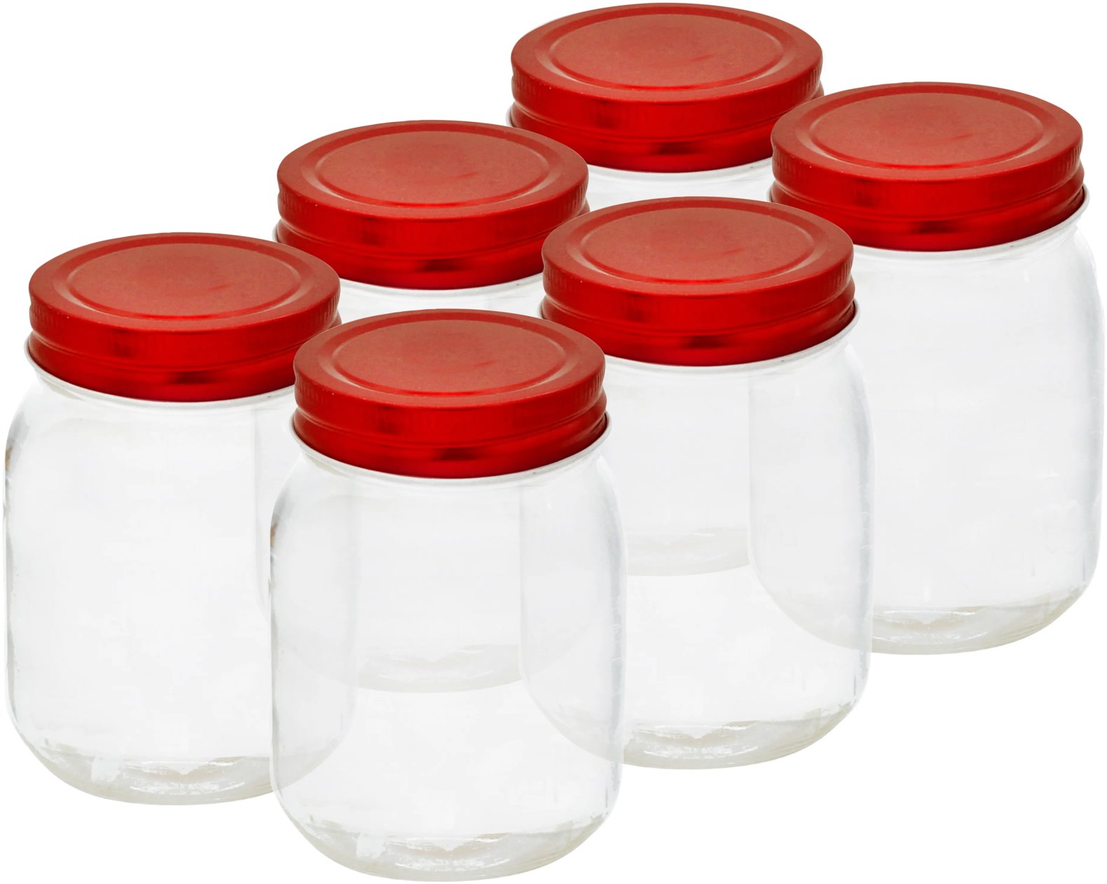 Toro Zavařovací sklenice s víčkem 380 ml 6 ks