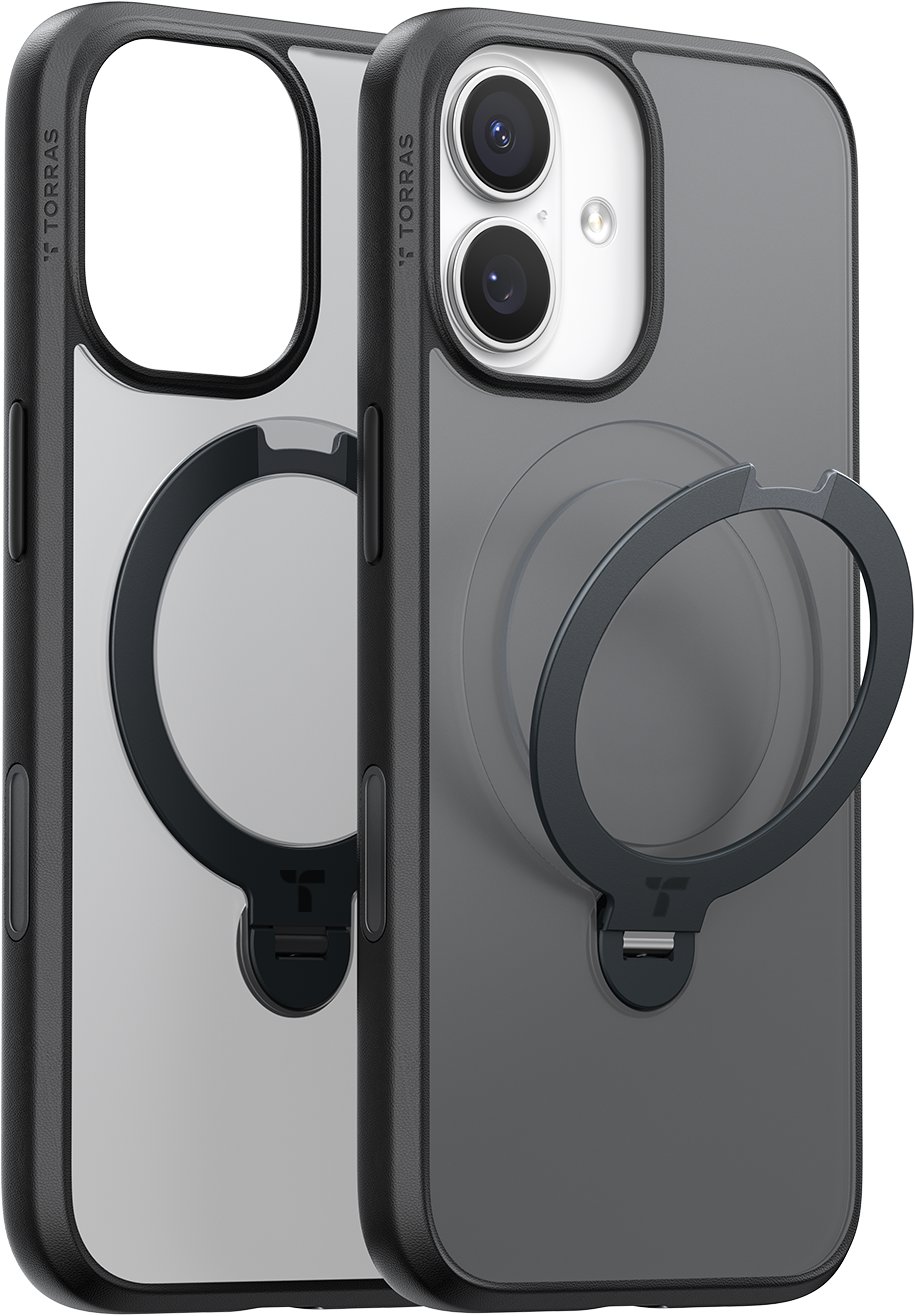Torras Ostand Q3 Spin Black iPhone 17