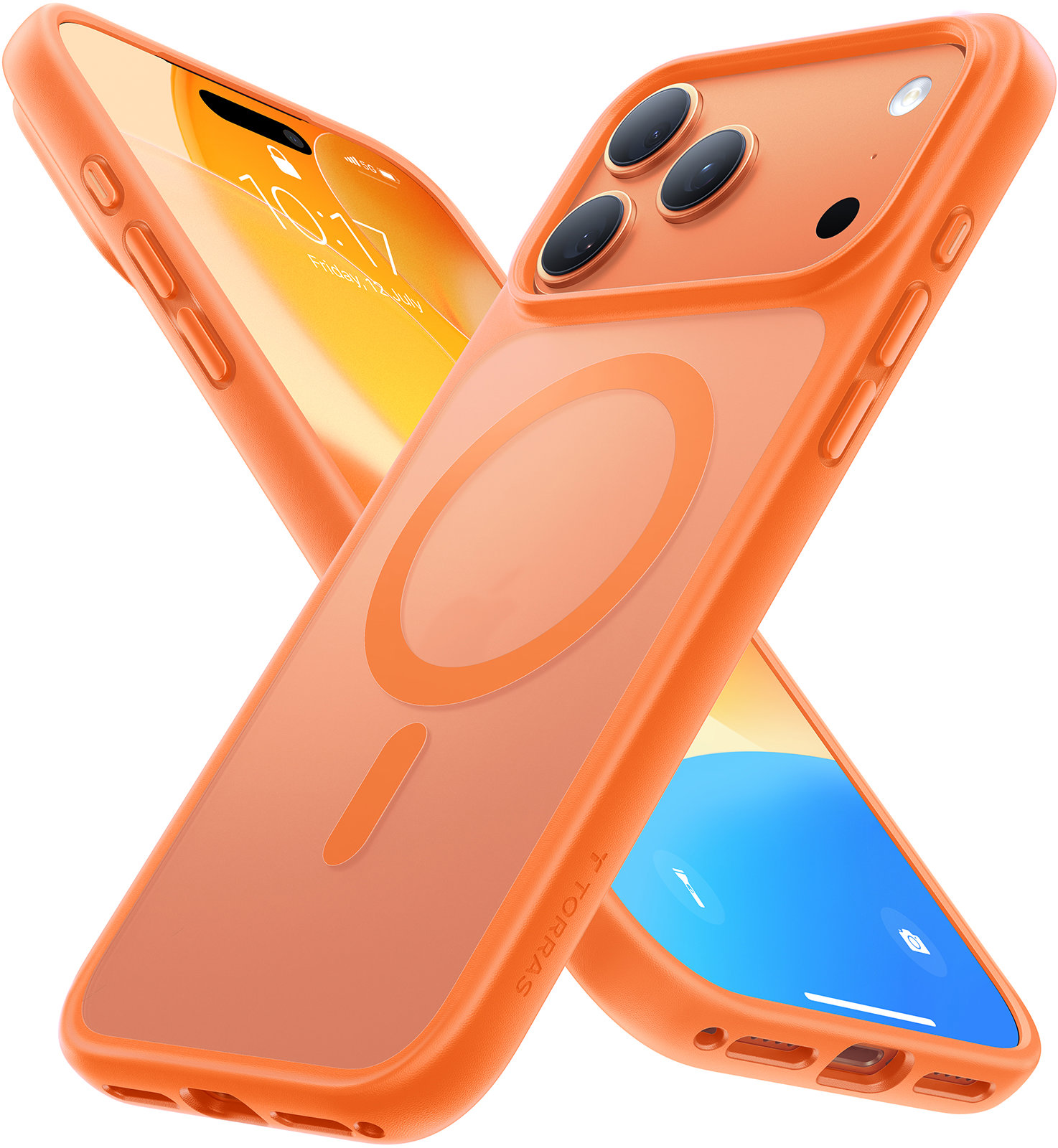 Torras Guardian Magnetic Energy Orange iPhone 17 Pro Max