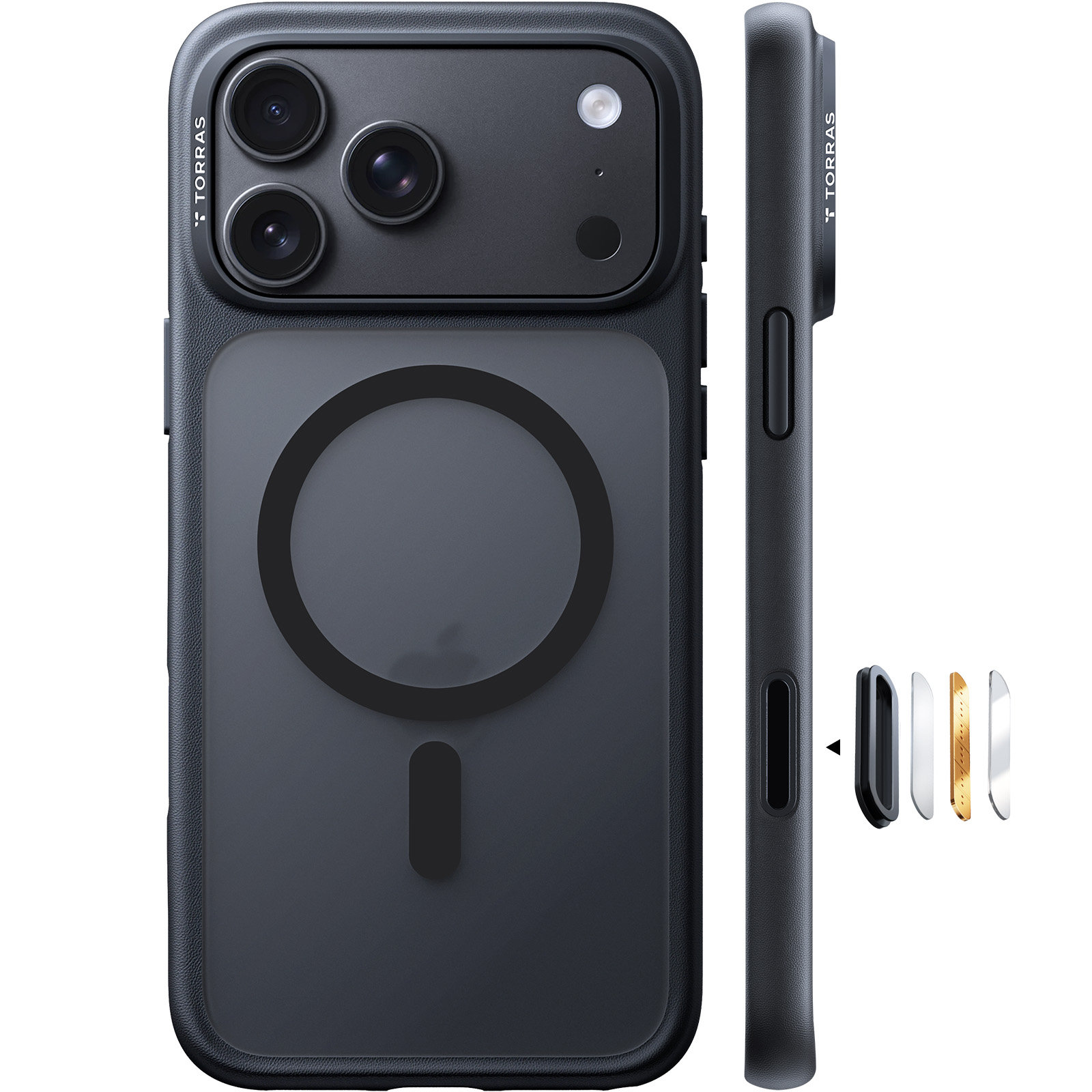 Torras Guardian Magnetic Black iPhone 18 Pro