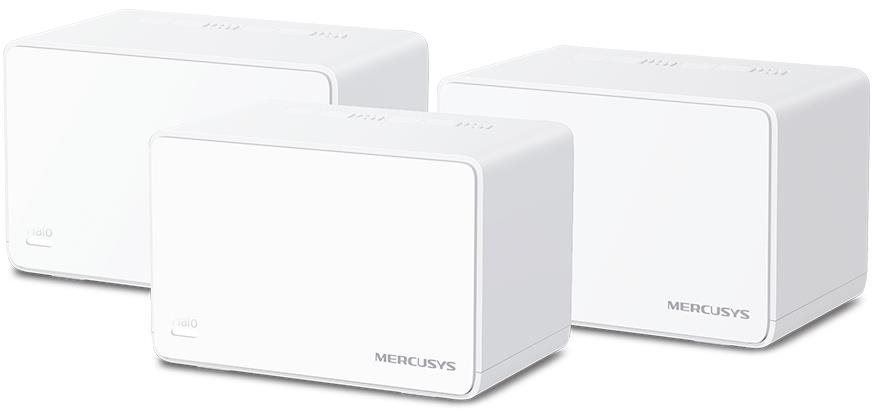 Mercusys Halo H80X WiFi6 Mesh systém v balení po třech kusech