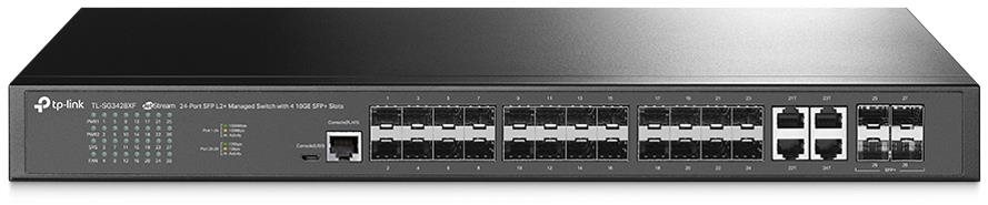 TP-Link TL-SG3428XF - 28portový switch s PoE+