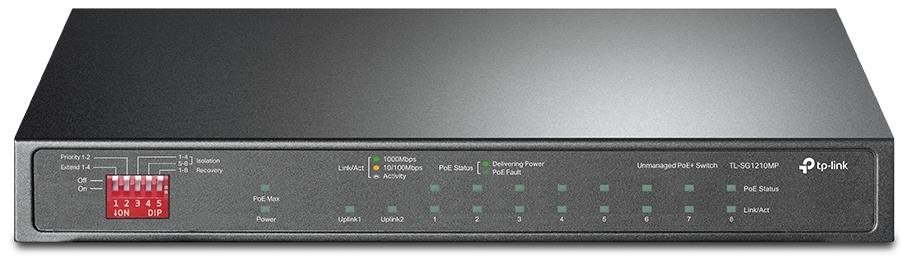 TP-Link TL-SG1210MP - 10-portový gigabitový PoE switch