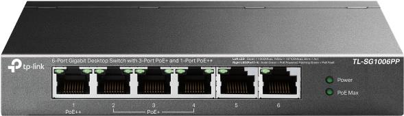 TP-Link TL-SG1006PP 6-portový gigabitový PoE switch