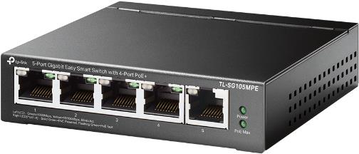 TP-Link TL-SG105MPE - profesionální switch s 5 porty