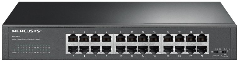 Mercusys MS124GS 24portový gigabitový switch