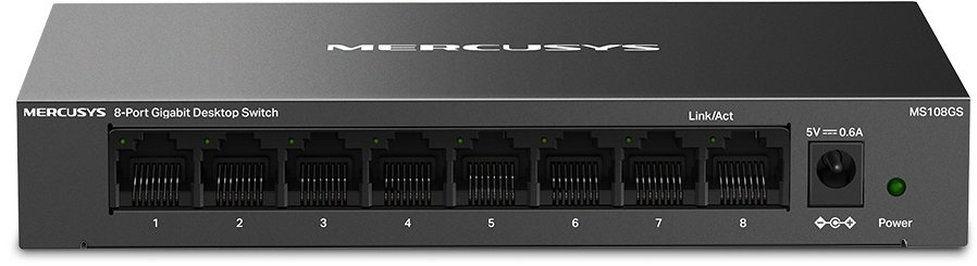 Mercusys MS108GS, 8-Port Gigabit switch