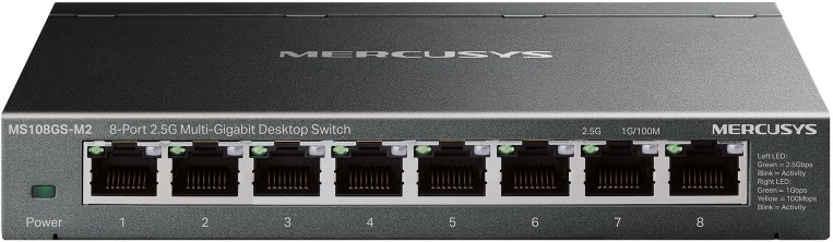 Mercusys MS108GS-M2, 8-Port 2,5G