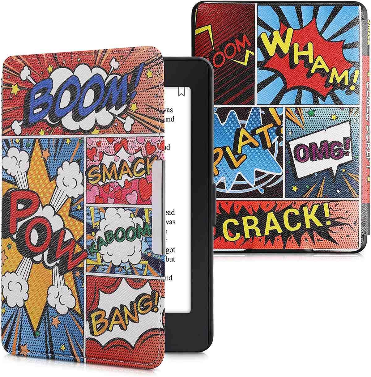 KW Mobile - Comics Book - KW4556953 - Pouzdro pro Amazon Kindle Paperwhite 1/2/3 - vícebarevné
