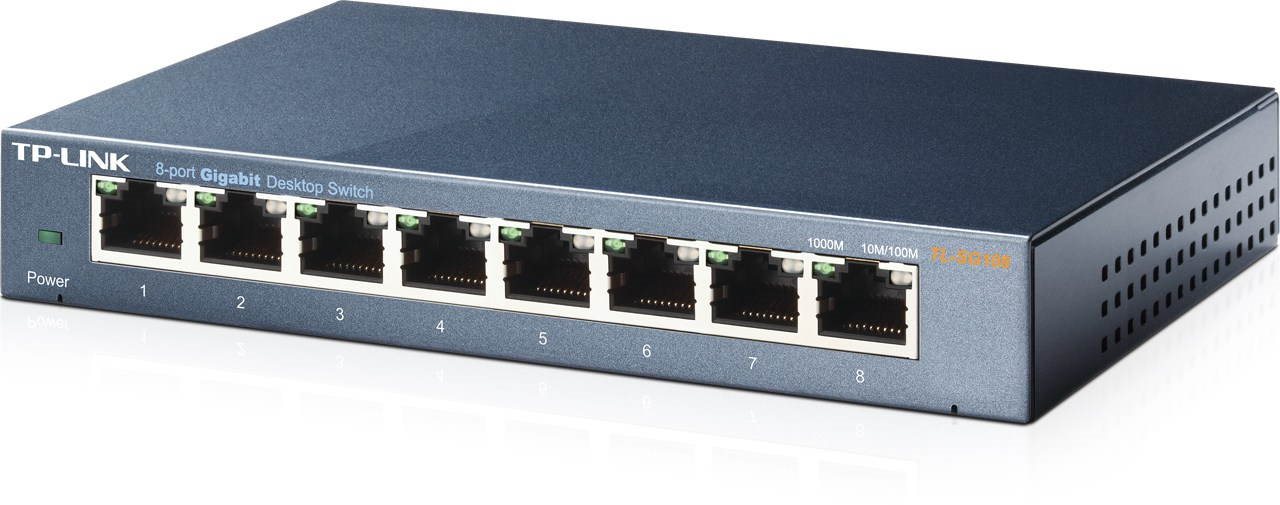 TP-Link TL-SG108 - Rychlý a spolehlivý switch