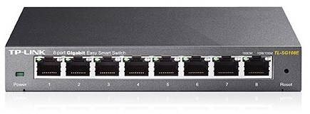 TP-Link TL-SG108E - 8portový switch s rychlostí až 1000 Mbps