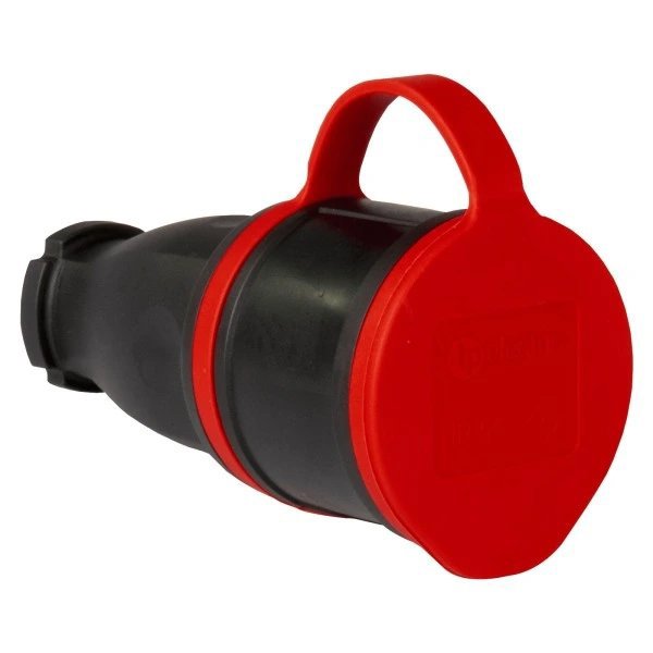 TP electric 1 × 16 A / IP54 - Pryžová spojovací zásuvka