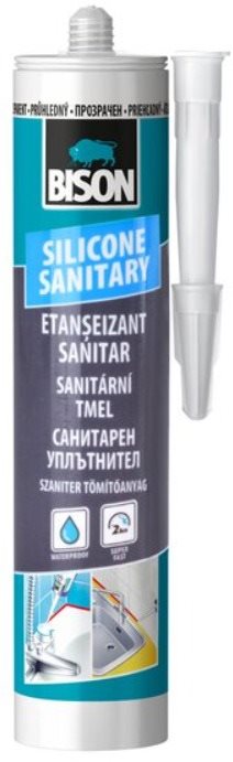 BISON SILICONE SANITARY ČIRÝ 280 ml AKCE