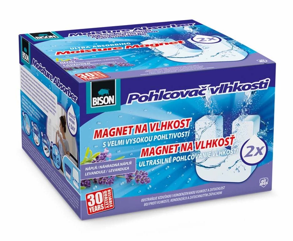 AIR MAX MAGNET tablety s vůní levandule, 2 x 450 g