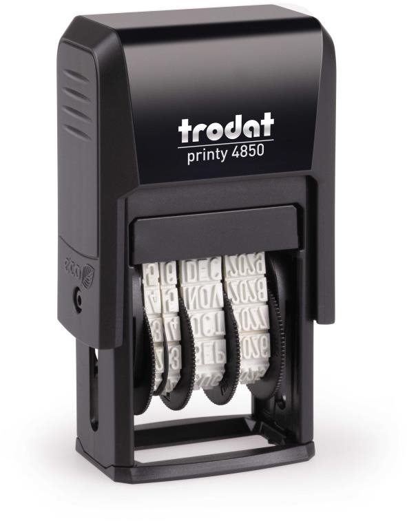 TRODAT 4850/2 CZ - datum a text "ZAPLACENO"