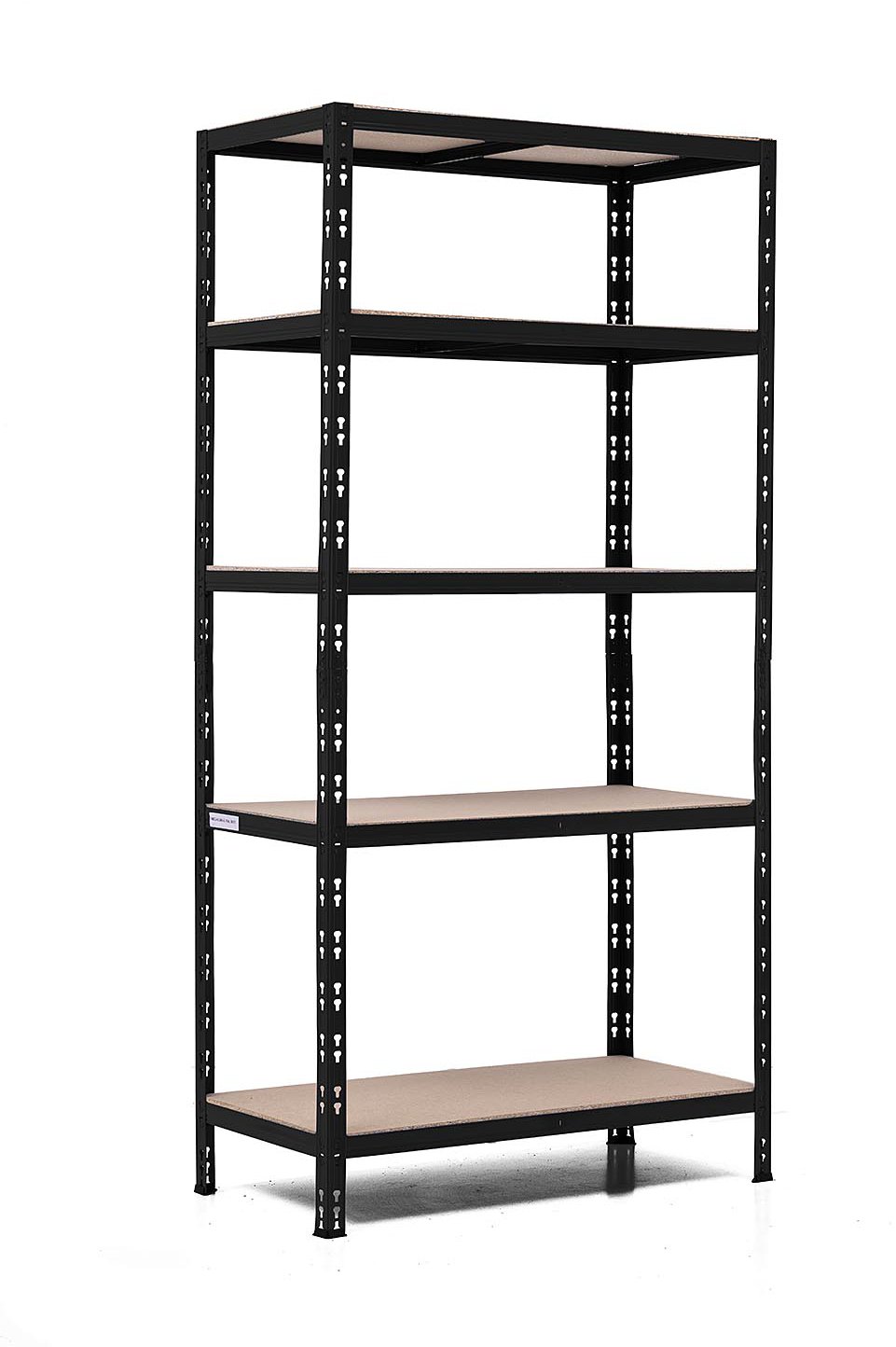 Trestles Policový regál 1800 × 900 × 500 mm, černý