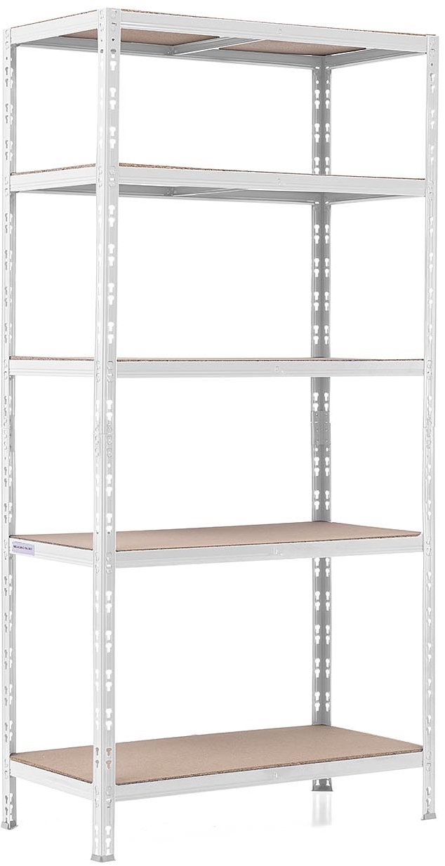Trestles Policový regál 1800 × 900 × 500mm, bílý