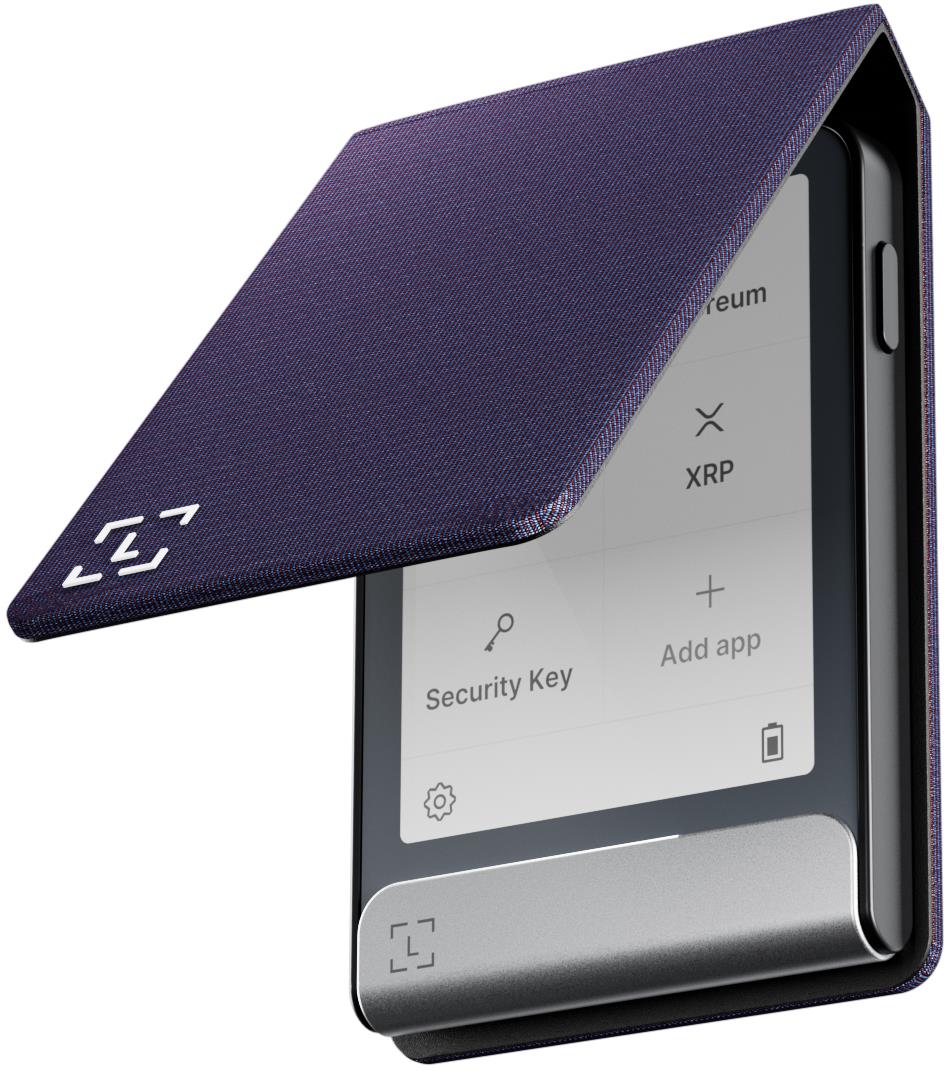 Ledger Flex Magnet Folio Party Aubergine